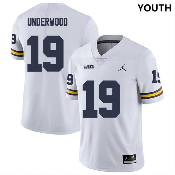 Youth(kids) Ncaa Team #19 Bryce Underwood Elite Jersey - Affordable