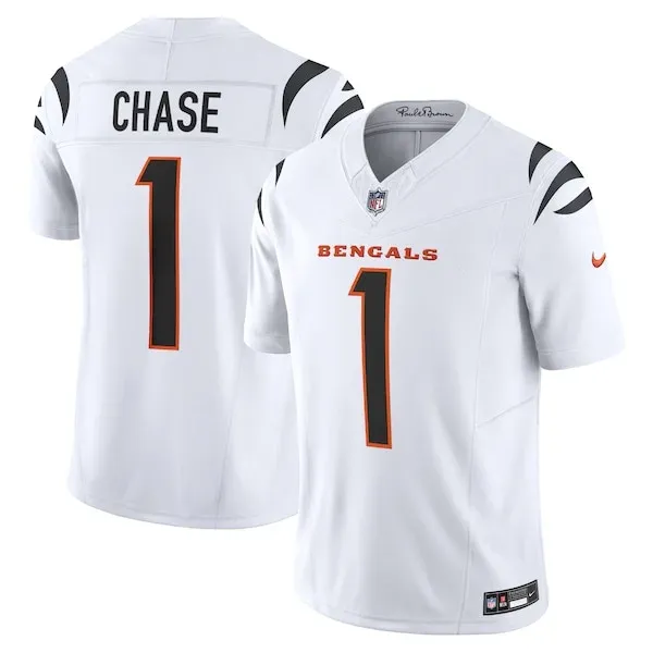 None Chase Cincinnati Limited Jersey - White | NFL Player Jersey
