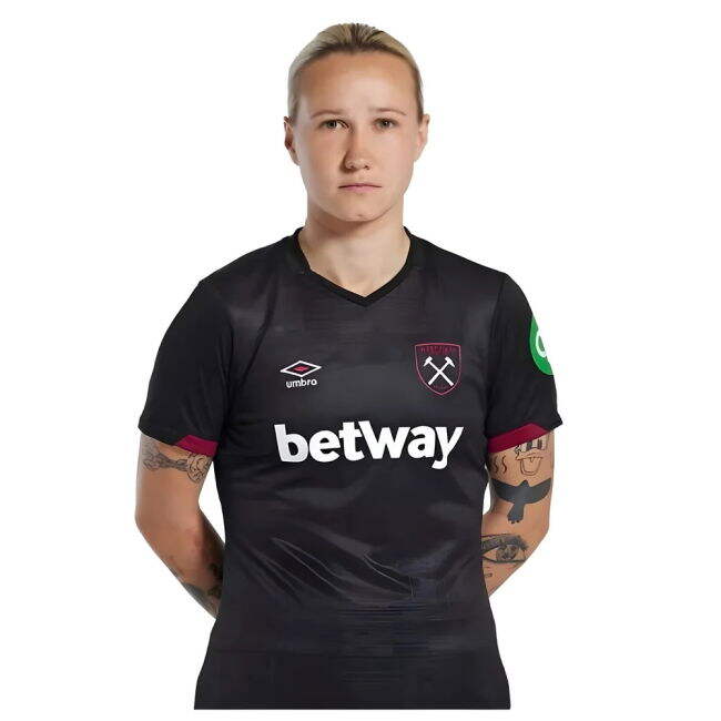 Modern West Ham 2024-2025 West Ham Away Shirt (Womens) for Match Day