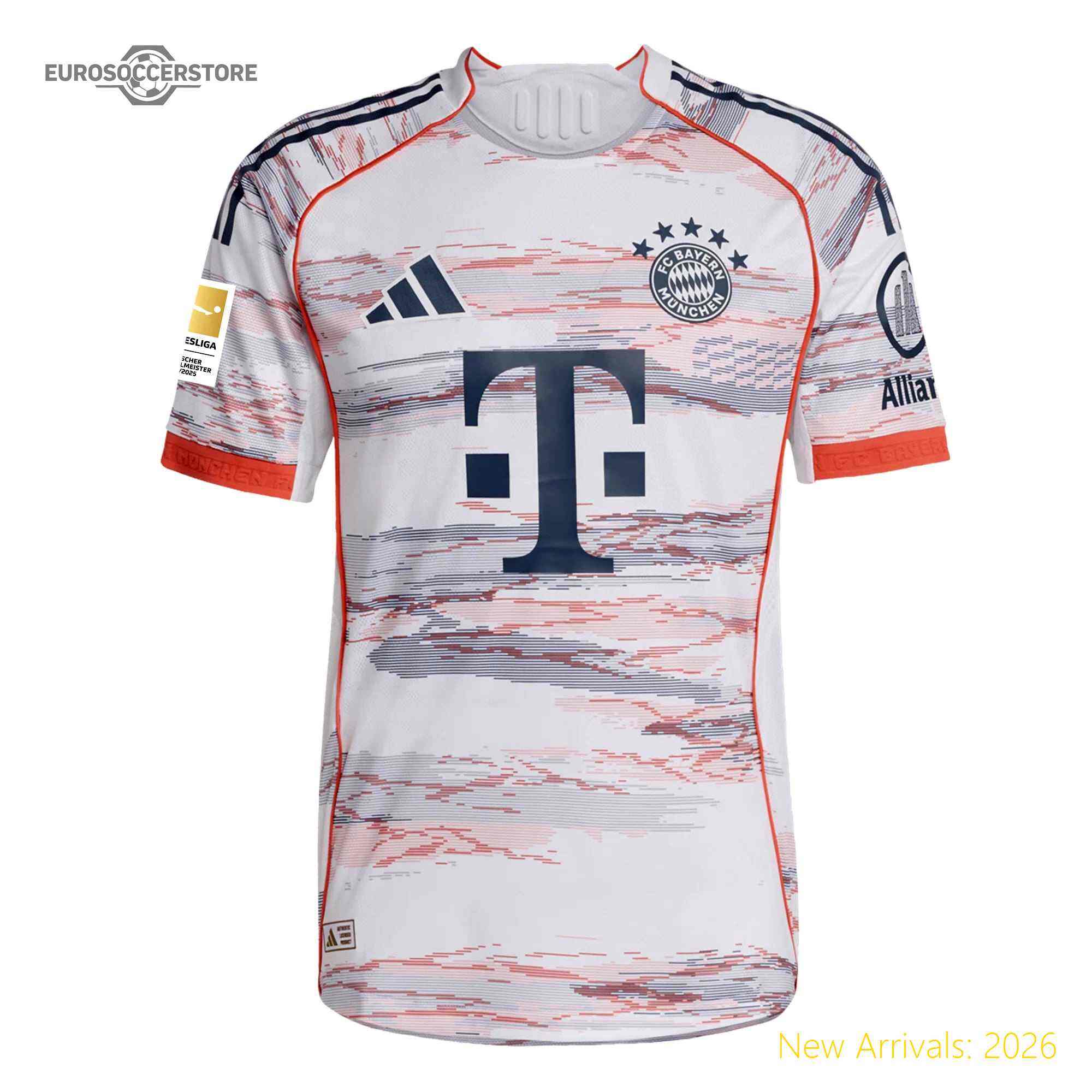 Fashionable Premium-quality Men Bay Football Star Away Jersey 2023