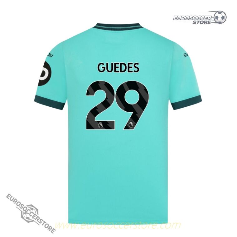 Wolverhampton Wanderers 25-26 Season Away GUEDES Number 29 Jersey