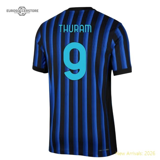 Official Home Inter Milan Thuram Jersey 2025-2026 Lightweight