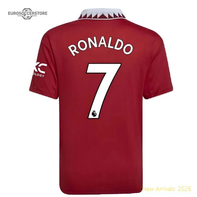 Official 2022-2023 Man Utd Home Shirt (kids) (ronaldo 7) - Premium