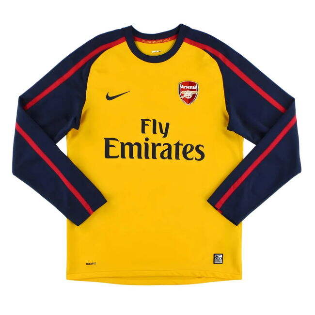 2008-2009 Arsenal Away Durable Stitching Top-Tier Classic Jersey#870
