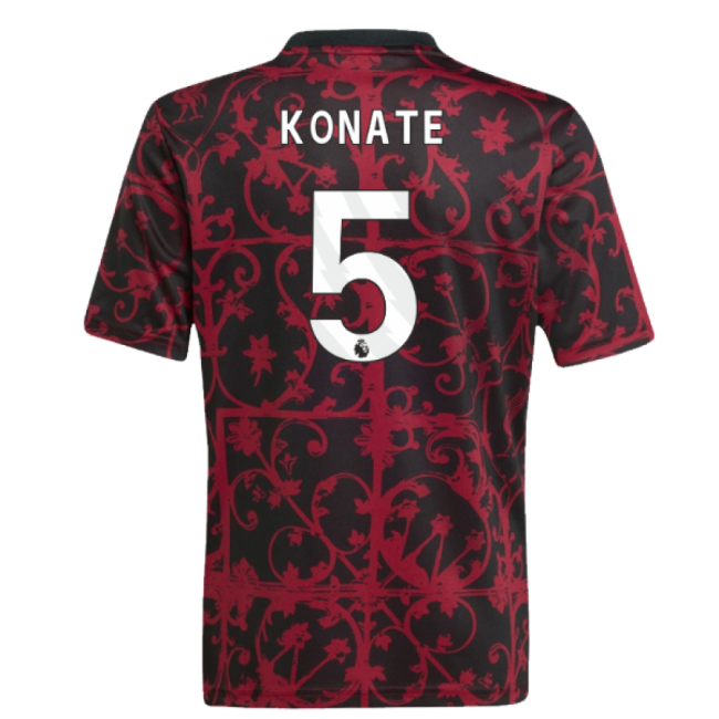 Professional Grade Faithful Liverpool Konate #5 2025-2026 Campaign ...