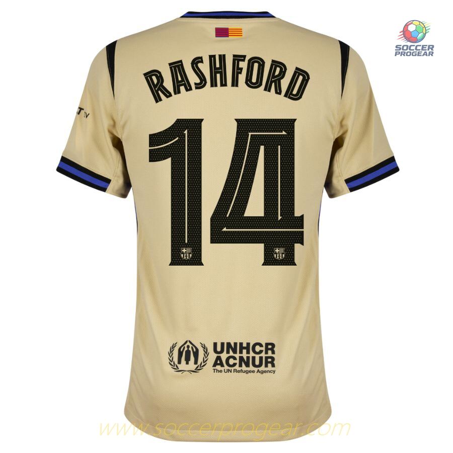 Barca Away Team Football Shirt 2025-2026 Season Rashford