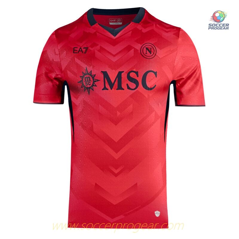 Napoli Football Jersey 2024/25 Collection Goalkeeper Red