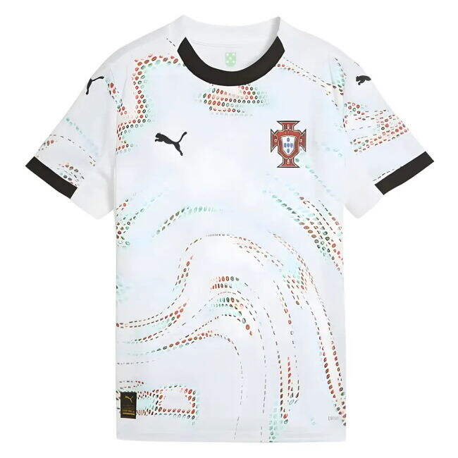 Kids 2025 Edition Durable Portugal Away Football Shirt