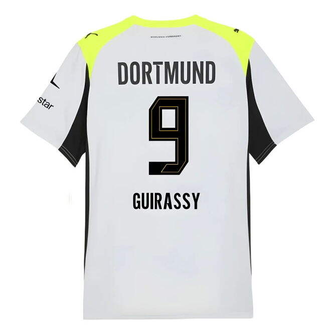 Guirassy 9 Rare Rare Quality Borussia Dortmund Away Exclusive Kit (2)