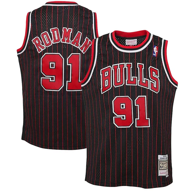 Dennis Rodman CHI Swingman Jersey - genuine NBA - Black game-day