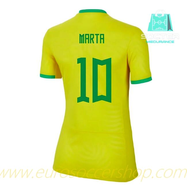 2023-2024 Brazilian National Team Home Football Shirt (Marta 10)