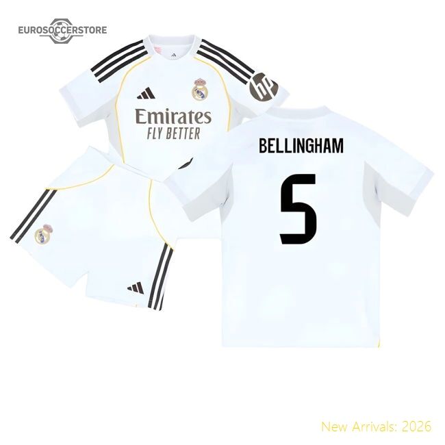 2025-2026 Real Madrid Home Top-tier Jersey Bellingham Nike Dri-fit