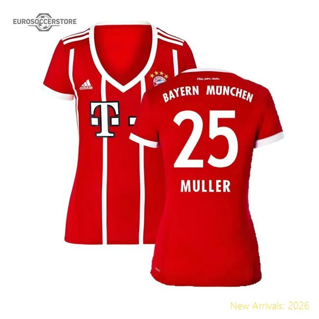 Bayern Munich 2017-18 Womens Main Jersey (xl) ((excellent) Xl) (mul