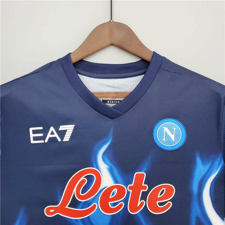 22-23 Napoli Home Blue Soccer Jersey Football Shirt - Official