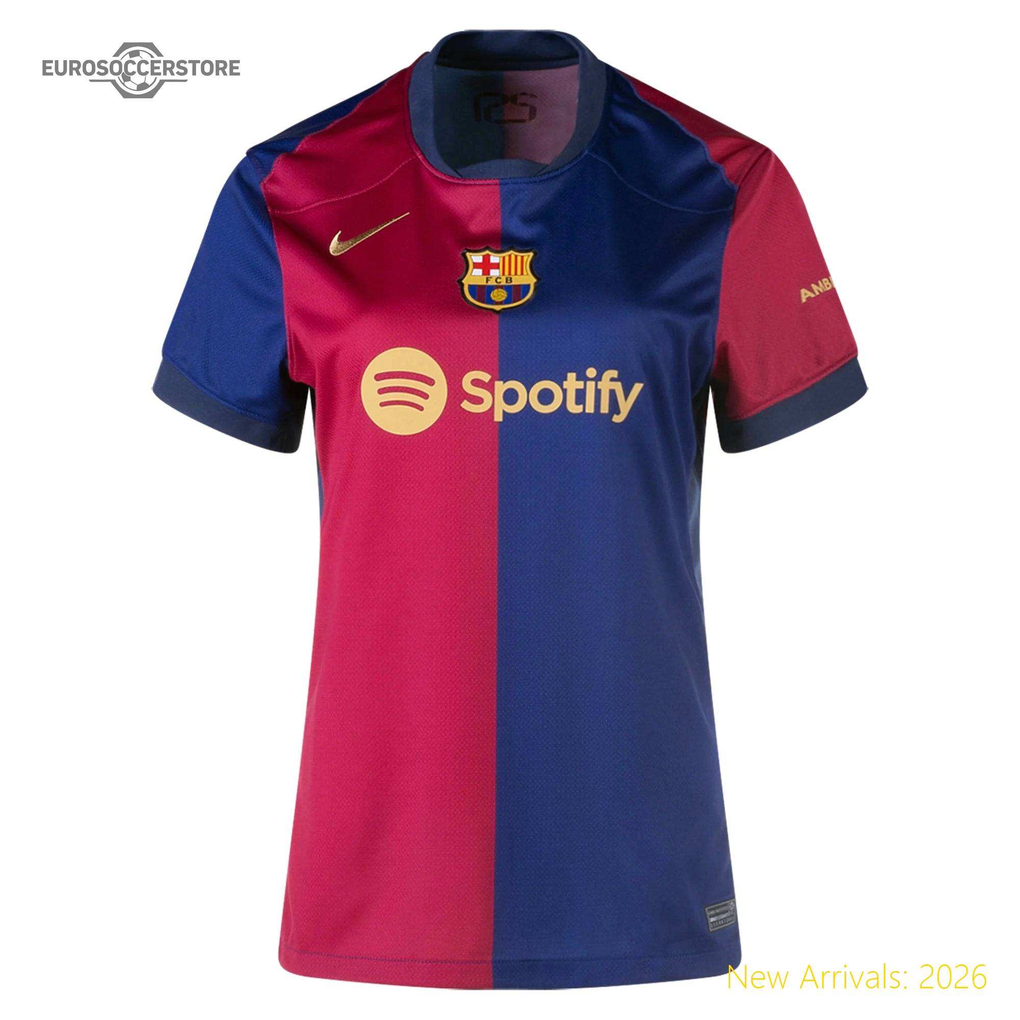 Official Team Merchandise Durable Women Bar Soccer Star Home Jersey