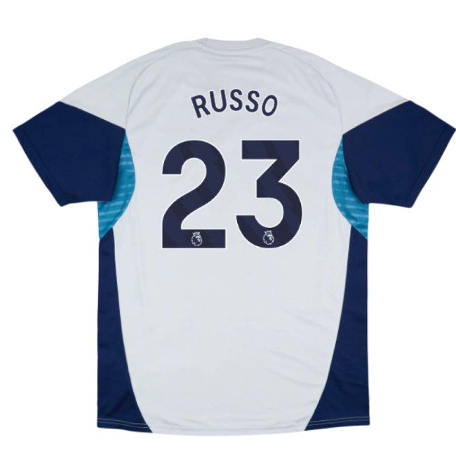 soccer jersey 2025-2026 Arsenal Training Shirt (Grey Two) (Russo 23)