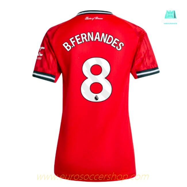 2025-2026 Man Utd Home Shirt (Womens) (B.Fernandes 8)