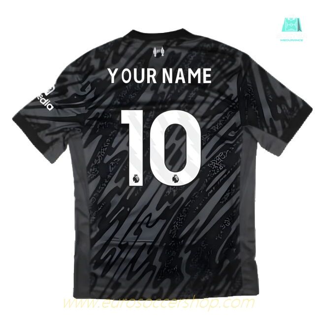 2024-2025 Liverpool Home Goalkeeper Shirt (Black) (Your Name)