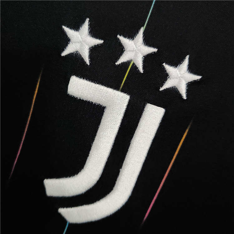 Juventus 21-22 Away Black Soccer Jersey Football Shirt - Official