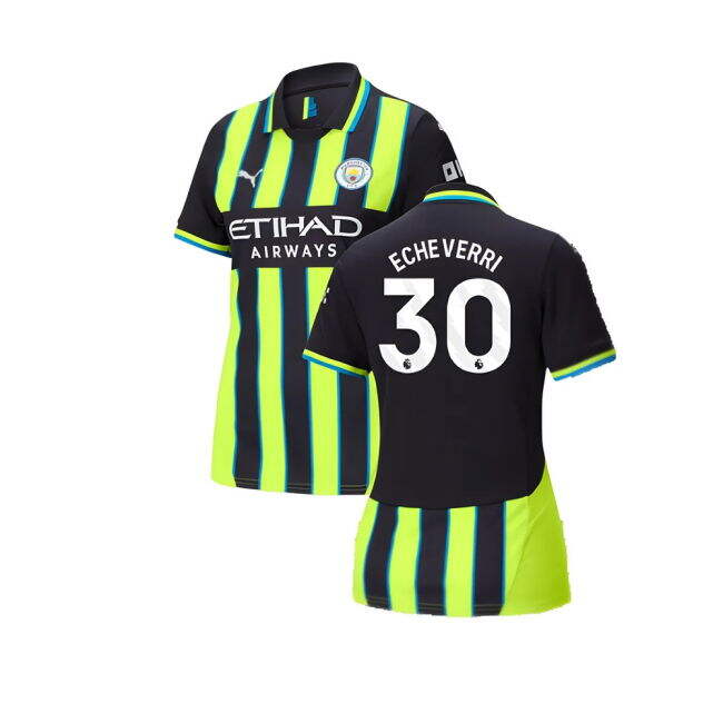 Man City Soccer Jerseys 2024-2025 Away Jersey - Womens