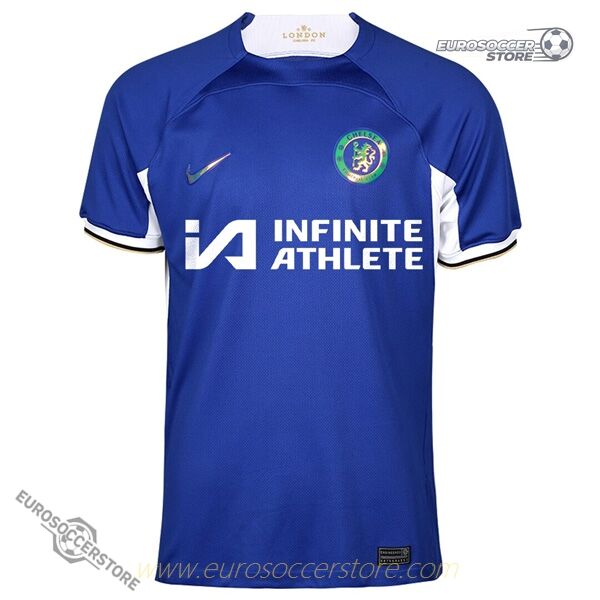 Chelsea's 23-24 Season Home Jersey, Worn by NKUNKU with Number 18