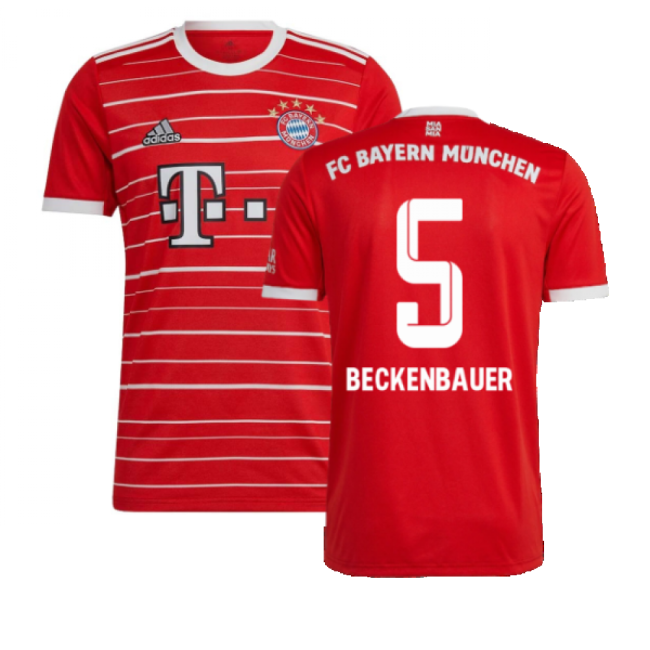 2022-2023 Bayern Home Contemporary Shirt (BECKENBAUER 5)