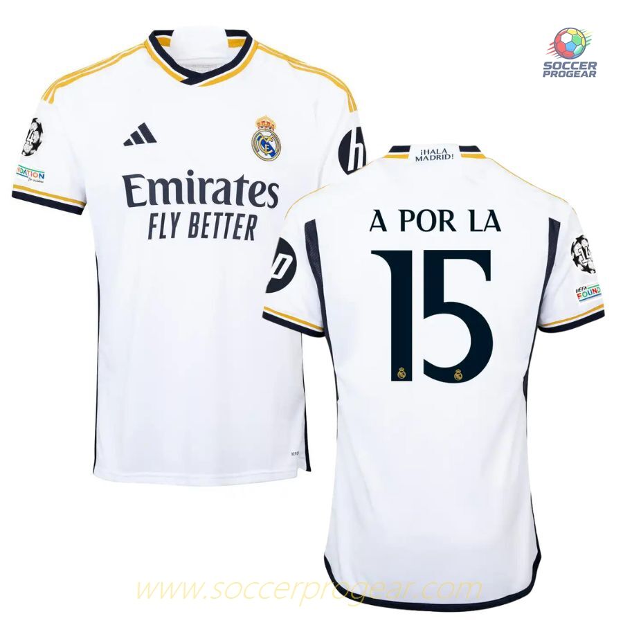 REAL MADRID CHILDREN'S JERSEY 2023 2024 FOR LA 15
