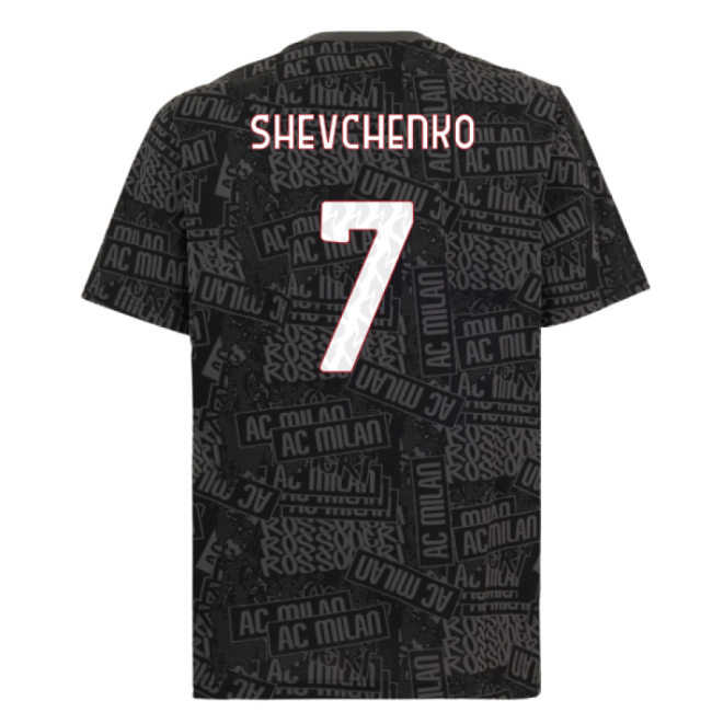 Elite Home Ac Milan Shevchenko Jersey 2025-2026 Comfortable