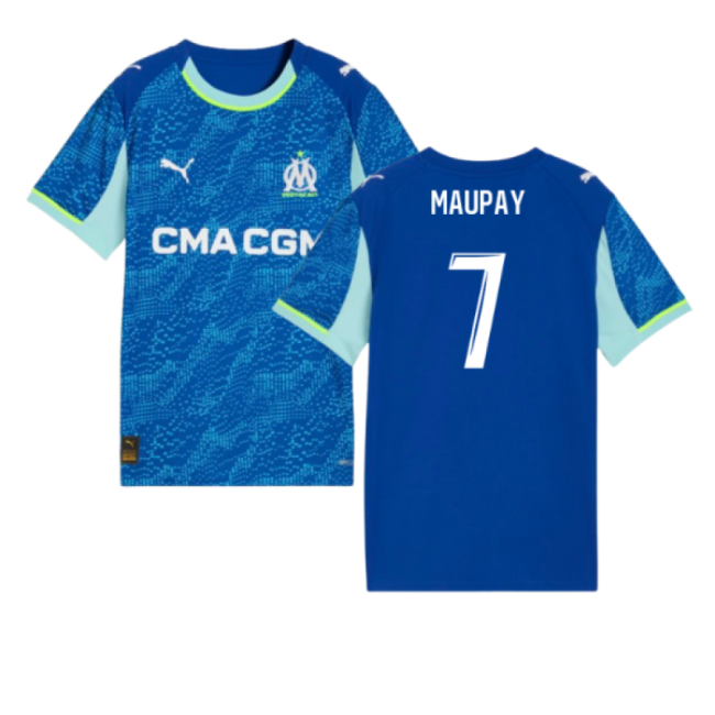 Premium Quality Marseille Marseille Third Shirt Kids Maupay #7 Mod...