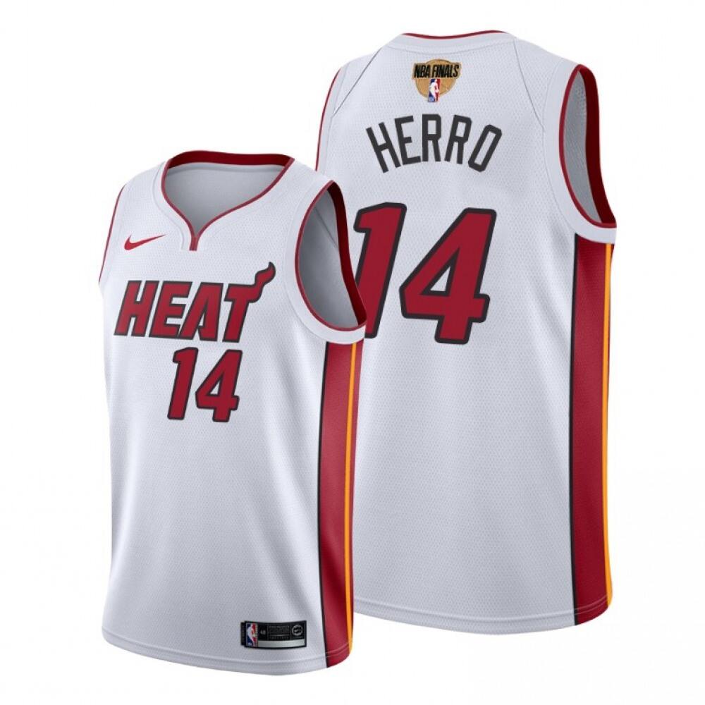 Performance Value Men's Miami Heat #14 Tyler White Basketball Jersey