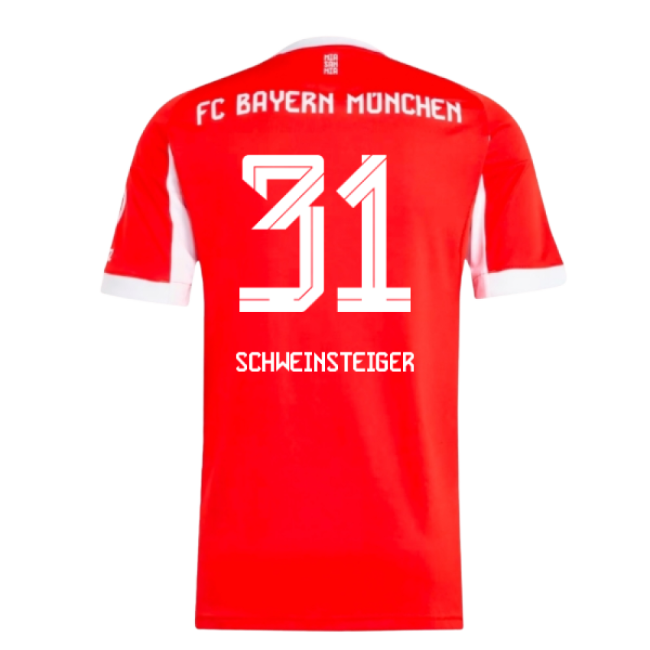 Schweinsteiger 31 Premium Bayern Munich 2025-2026 Home Strip