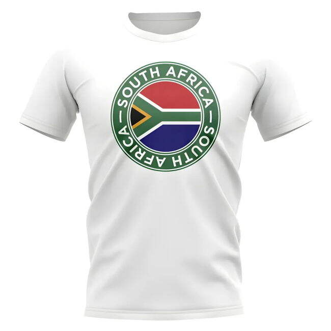 South Africa Football Badge T-Shirt (White)