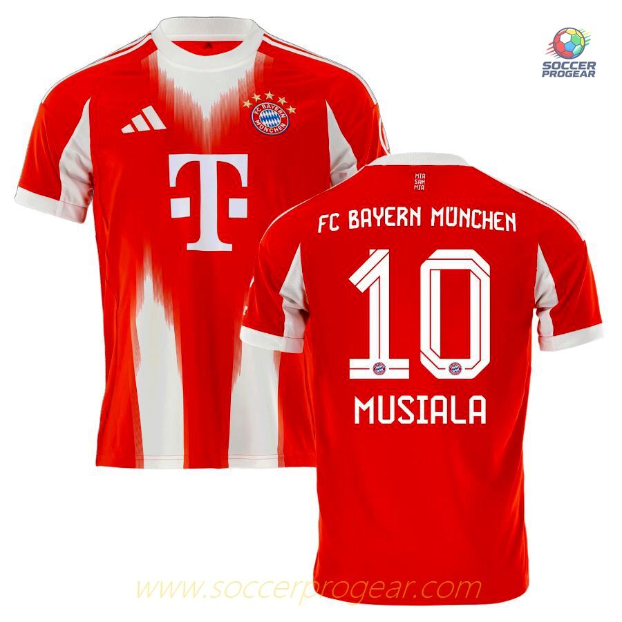 Bayern Munich Home Team Jersey 2025-26 Edition Musiala