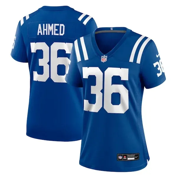 None Salvon Ahmed Game Jersey - Royal | NFL Player Jersey | NFL Footba