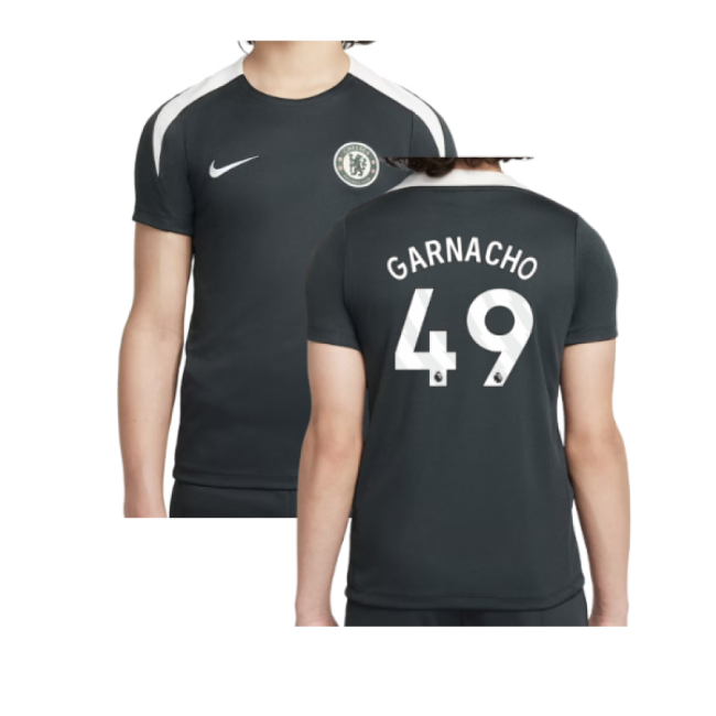 Kids Pro Style Chelsea Training Pro Shirt 2025-2026 (Garnacho 49) (1)