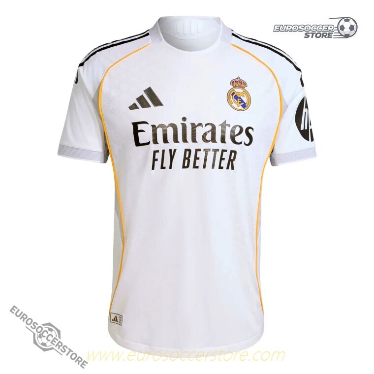 25-26 Real Madrid Home Football Jersey (Player Edition)
