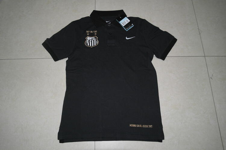 Premium Performance Driven 2013 Santos Black Polo T-Shirt
