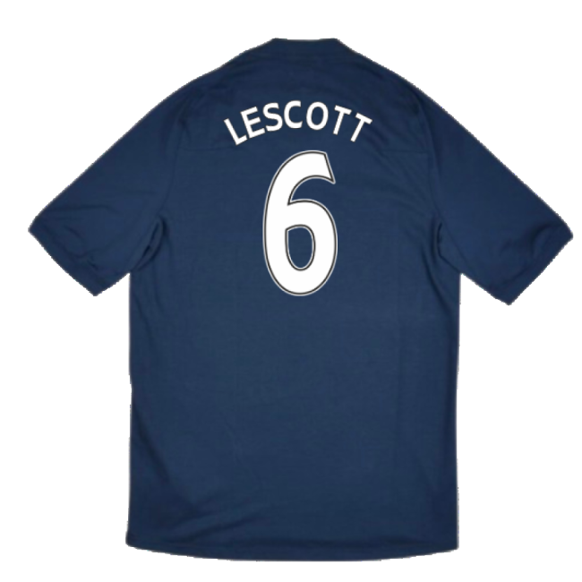 Adult Manchester City 2010-11 Away Shirt ((Very Good) XL) (Lescott 6)