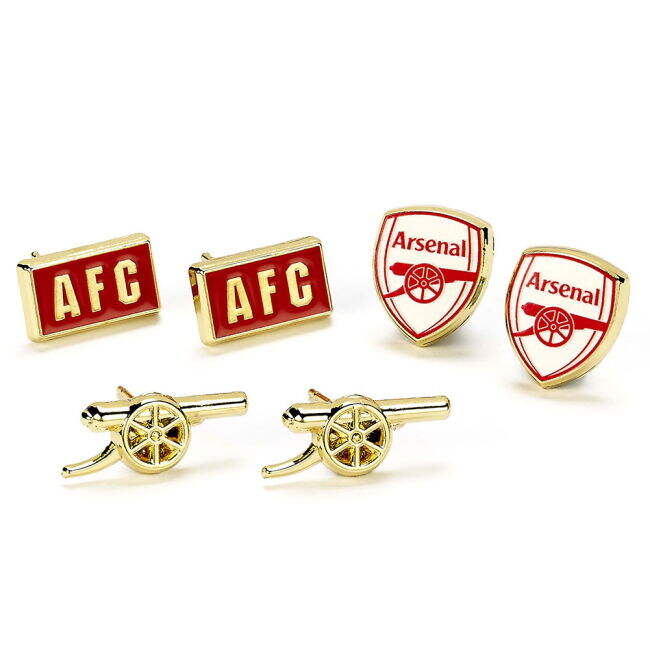 Arsenal FC Stud Earring Set (Limited Edition)