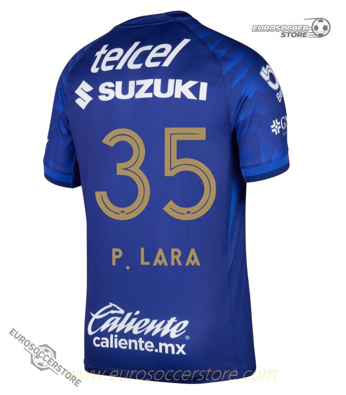 Pumas UNAM 25-26 Away Jersey with P. LARA 35