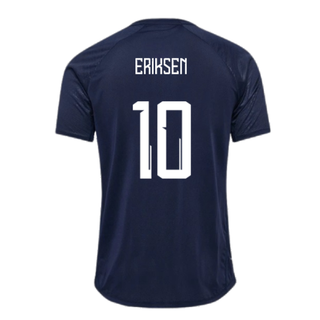 Eriksen 10 Match Worn Style Denmark Training Pro Shirt 2024-2025