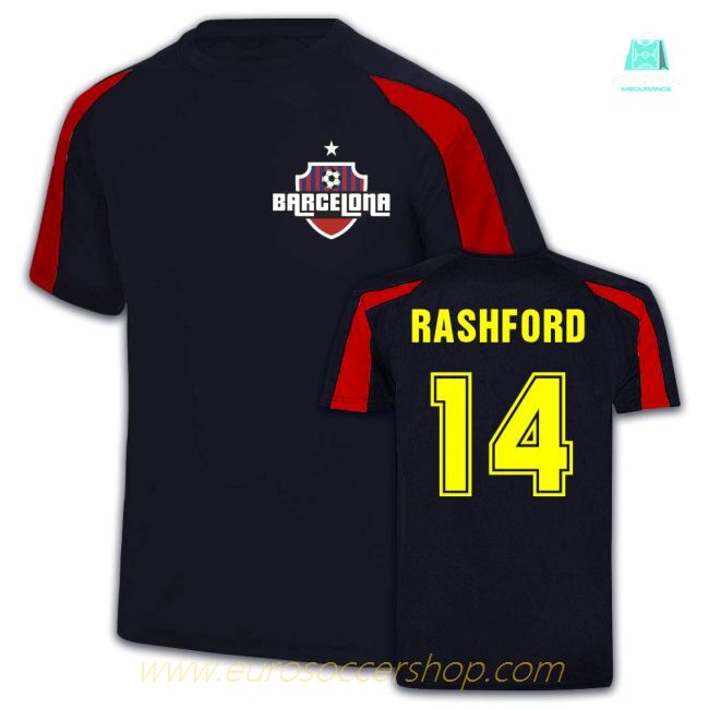 Marcus Rashford Barcelona Sports Training Jersey (Navy)