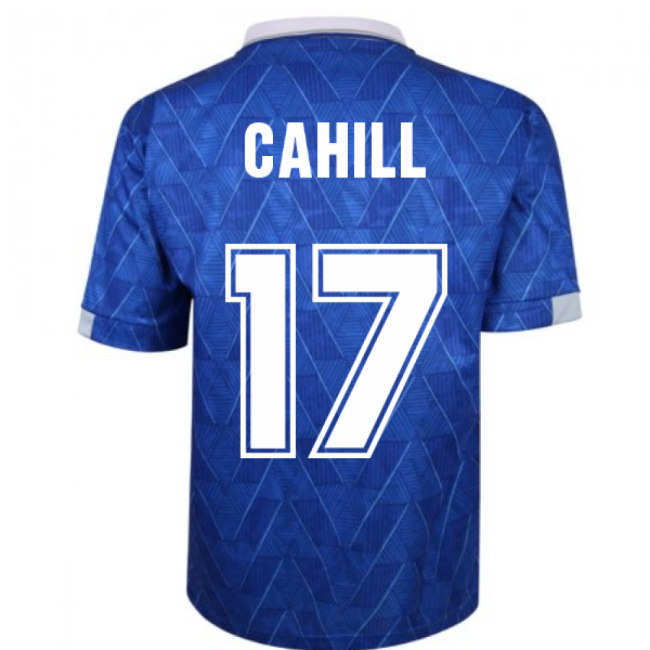 CAHILL 17 Latest Everton Home Soccer Jersey 1990-1991