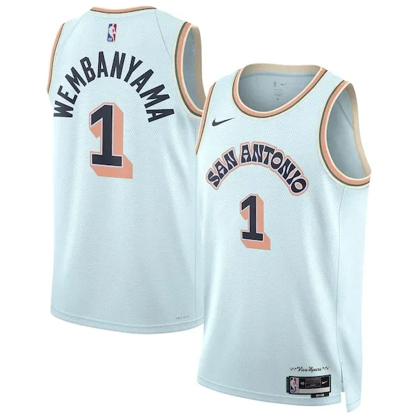 Victor Wembanyama SAS Swingman Jersey - stylish authentic - Blue