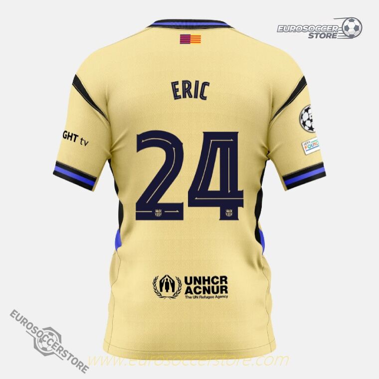 ERIC's 24 Away Jersey for Barcelona in the 25-26 Champions League