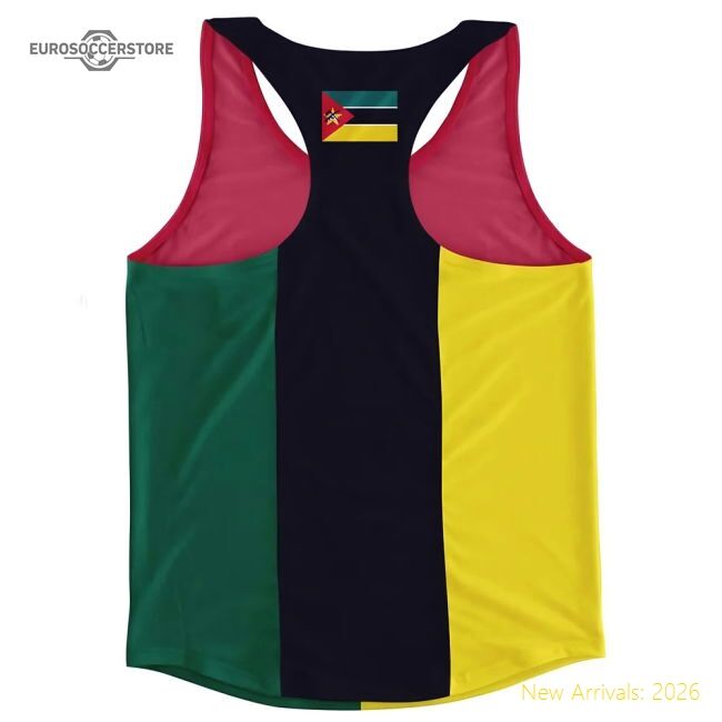 High-quality Mozambique Stripe Running Vest - World Cup Edition