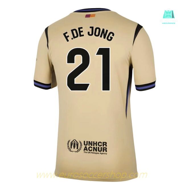 2025-2026 Barcelona Away Shirt (F.De Jong 21)
