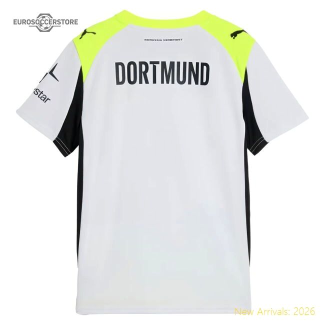 2025-2026 Borussia Dortmund Away Shirt (kids) - Economical