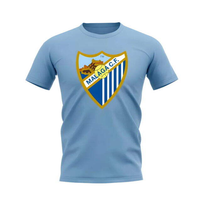 Malaga Badge T-Shirt - Sky Blue (Unisex
