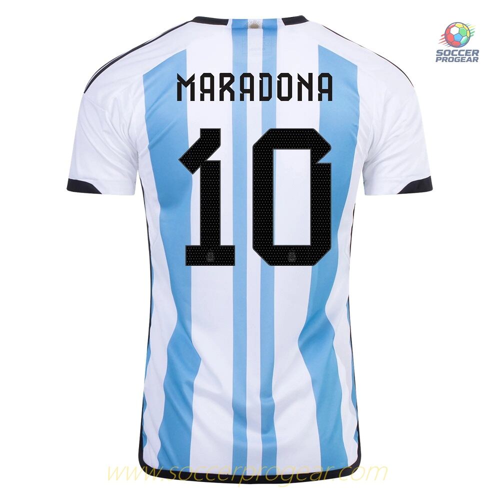 ARGENTINA Official 3 STAR HOME JERSEY 2022-23 MARADONA